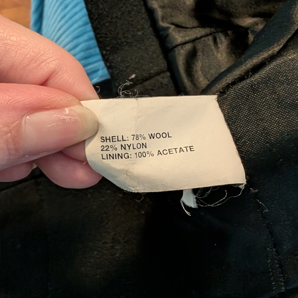 Gap Vintage Black Wool Toggle Peacoat - image 6